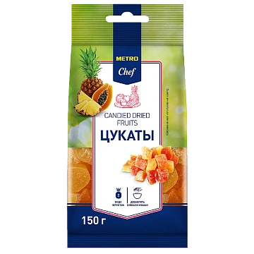 METRO Chef Цукаты ананас-папайя, 150г
