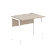 Стол прямой СП-1P Мокачино/Белый 900х720х755 IMAGO PLUS