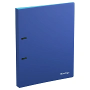 Папка на 2 кольцах Berlingo 'Soft Touch Pro' A4, 24мм, 700мкм, D-кольца, с внутр. карманом, синяя, в
