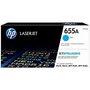 Картридж лазерный HP 655A CF451A гол. для M652n