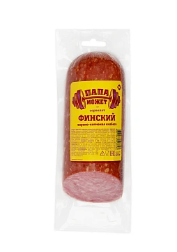 Колбаса Папа Может сервелат финский варено-копченый, 350г