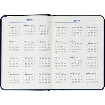 Ежедневник недатированный ATTACHE Classic А6, 136л, синий