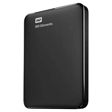 Внешний жесткий диск WD Elements Portable 2TB, 2.5', USB 3.0, черный, WDBU6Y0020BBK-WESN