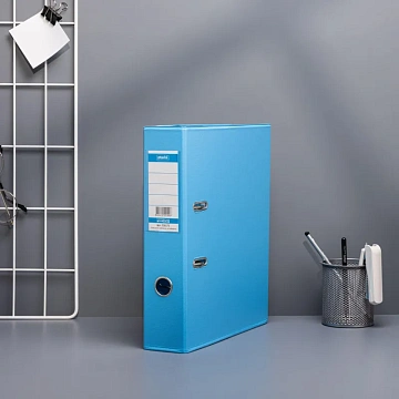 Папка-регистратор Strong Line 70мм,небесн-голуб,ПБП2,карм.кор