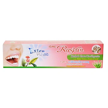 Зубная паста Rasyan Алоэ и Гуава, 30г