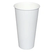 Стакан одноразовый SP20S 600мл, белый, однослойный, 45шт