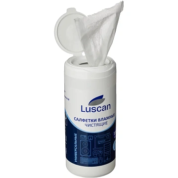Салфетки универс Luscan,туба, 100шт, 130х170