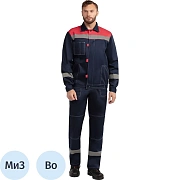 Костюм лет муж (куртка, пк) л20 син/крас 112-116/182-188 (Арсенал-СП)