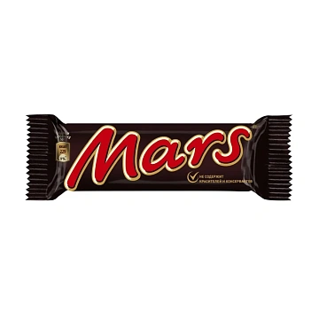 Шоколадный батончик Mars 50 г