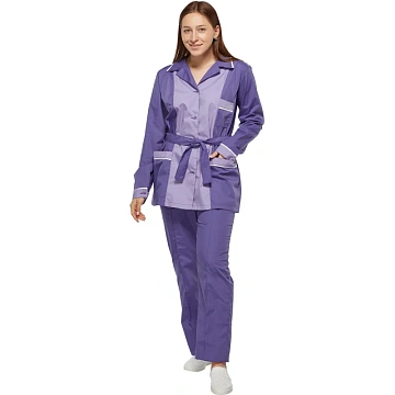 Костюм жен (куртка, бр) у09 фиолет/св.сирен 88-92/158-164