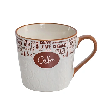 Кружка Domenik Emboss&Coffee, 400мл