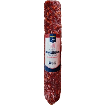 Колбаса Metro Chef Брауншвейгская, полусухая, ~500г