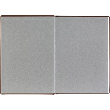 Ежедневник датированный 2026 А5+ VELVET Коричневый 3-123/03