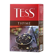 Чай листовой черный Tess Thyme 100 г (чабрец)