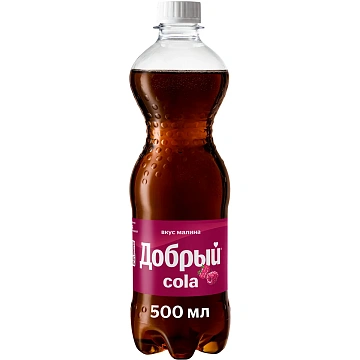 Напиток Добрый Cola Малина газированный, 500мл