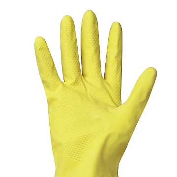 METRO PROFESSIONAL Перчатки хозяйственные латекс желтые М, 5 пар