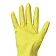 METRO PROFESSIONAL Перчатки хозяйственные латекс желтые М, 5 пар