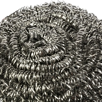 Губка-мочалка для мытья посуды YORK Мини спиральная стальная