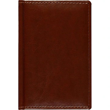 Ежедневник недатированный коричневый,А6,100x150, 320стр,Agenda
