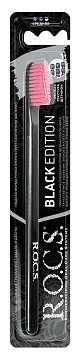 Зубная щетка R.O.C.S. Black edition средняя жесткость