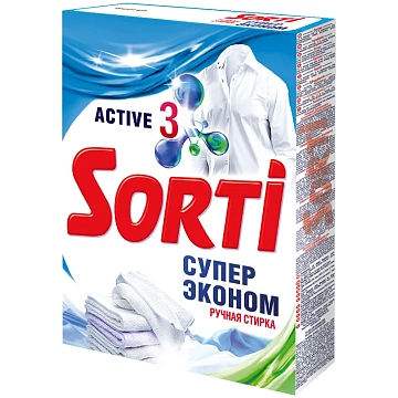 Порошок для ручной стирки Sorti 'Супер Эконом', 350г