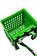 Тележка уборочная Vclean 20л, зеленая, с отжимом, IN0671