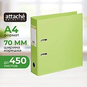 Папка-регистратор Strong Line  70мм, лайм, ПБП2, карм.кор