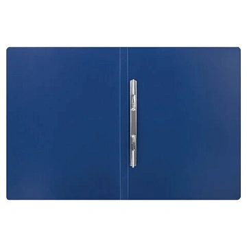 Папка с металлическим скоросшивателем STAFF, синяя, до 100 листов, 0,5 мм, 229224