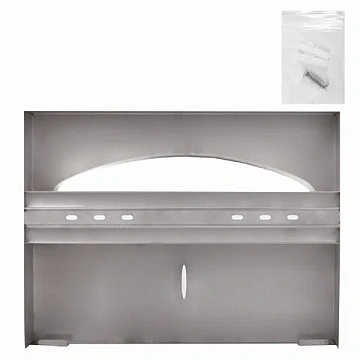 Диспенсер для покрытий на унитаз LAIMA PROFESSIONAL INOX, (V1) 1/2, нержавеющая сталь, матовый, 6057