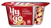 Йогурт Чудо Ягодный Ягодное конфетти конфитюр-Малина-Клюква 4%, 105г
