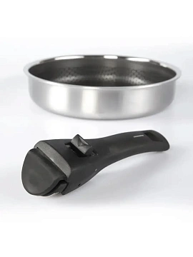 Сковорода с ручкой Hanikamu Соты, 24см