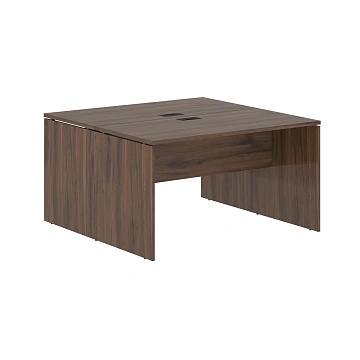 Стол двойной ED2ST 1367 Дуб Денвер тёмный/Мокко 1360х1346х750 EDIS