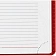 Ежедневник недатированный красный,А6,110х155мм,176л,ATTACHE Сиам