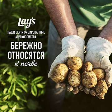 Чипсы Lay's рифленые Сметана и лук, 70г
