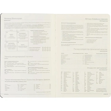 Ежедневник недатированный А5, 136л, MEGAPOLIS FLEX черный 3-531/04