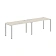 Стол 2-х местный XS6WST 2870 Сосна Эдмонт/Серый 2800х700х750 XTEN-S60