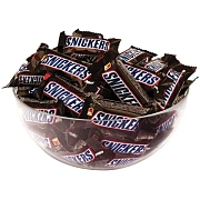 Батончики мини SNICKERS 'Minis' шоколадные, 1 кг, 57236