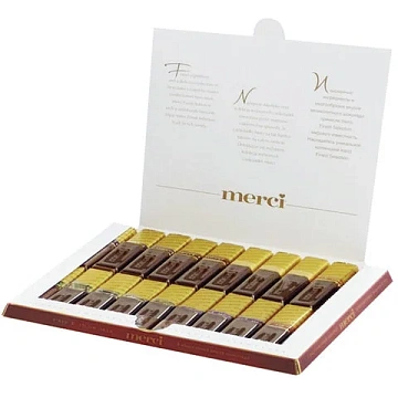 Конфеты Merci темный ассорти, 250г