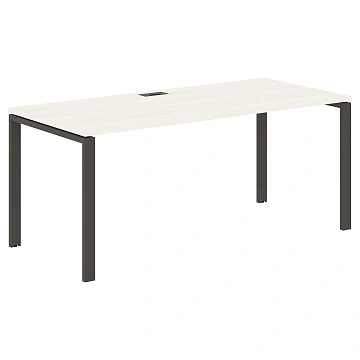 Стол прямой EUST 1780 Ясень Траун/Мокко 1760х800х750 EDIS