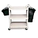 Навесной бак для мусора Rubbermaid 30.3л, для тележек X-Tra, черный, FG335388BLA