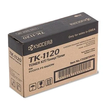 Тонер-картридж KYOCERA (TK-1120) FS1060DN/1025MFP/1125MFP, оригинальный, ресурс 3000 стр., 1T02M70NX
