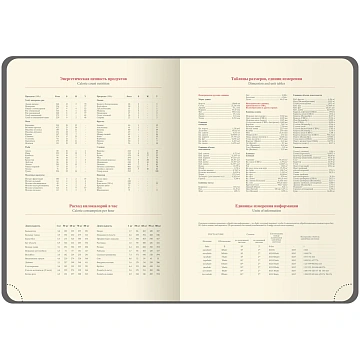 Ежедневник недатированный, А5, 136л., кожзам, OfficeSpace 'Pattern', бежевый