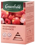 Чай Greenfield Raspberry Romance (Распберри Романс), черный, 20 пирамидок