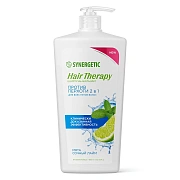 Шампунь-бальзам Synergetic Hair Therapy против перхоти 2 в 1 с мятой и лаймом, 900мл