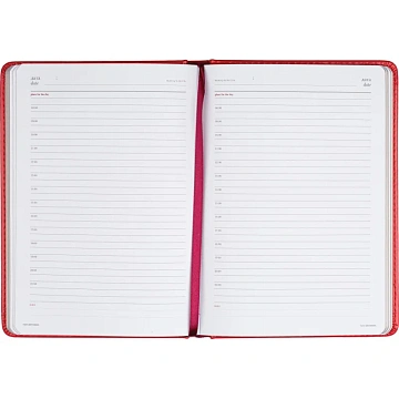 Ежедневник недатированный красн,А5,145х205мм,136л, Sidney NEBRASKA 3-128/08