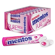 Жевательная резинка Mentos Pure Fresh Тутти Фрутти, 16г x 24 шт