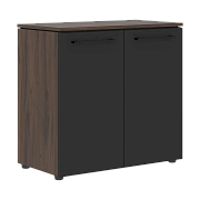 Шкаф с глухими малыми дверьми MLC 85.1 Антрацит/Дуб Денвер темный 854х423х821 MORRIS TREND