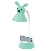 Настольная лампа / светильник SONNEN OU-611 на подставке, СВЕТОДИОДНАЯ, 'SWEET BUNNY', 5 Вт, зеленый, 237642