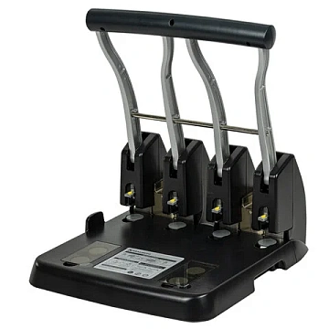 Дырокол на 4 отверстия металлический МОЩНЫЙ BRAUBERG 'Heavy Duty Extra', до 150 л., 270555