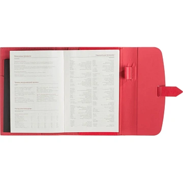 Ежедневник недатированныйА5 Senate красный 272 стр. 3-213/01
